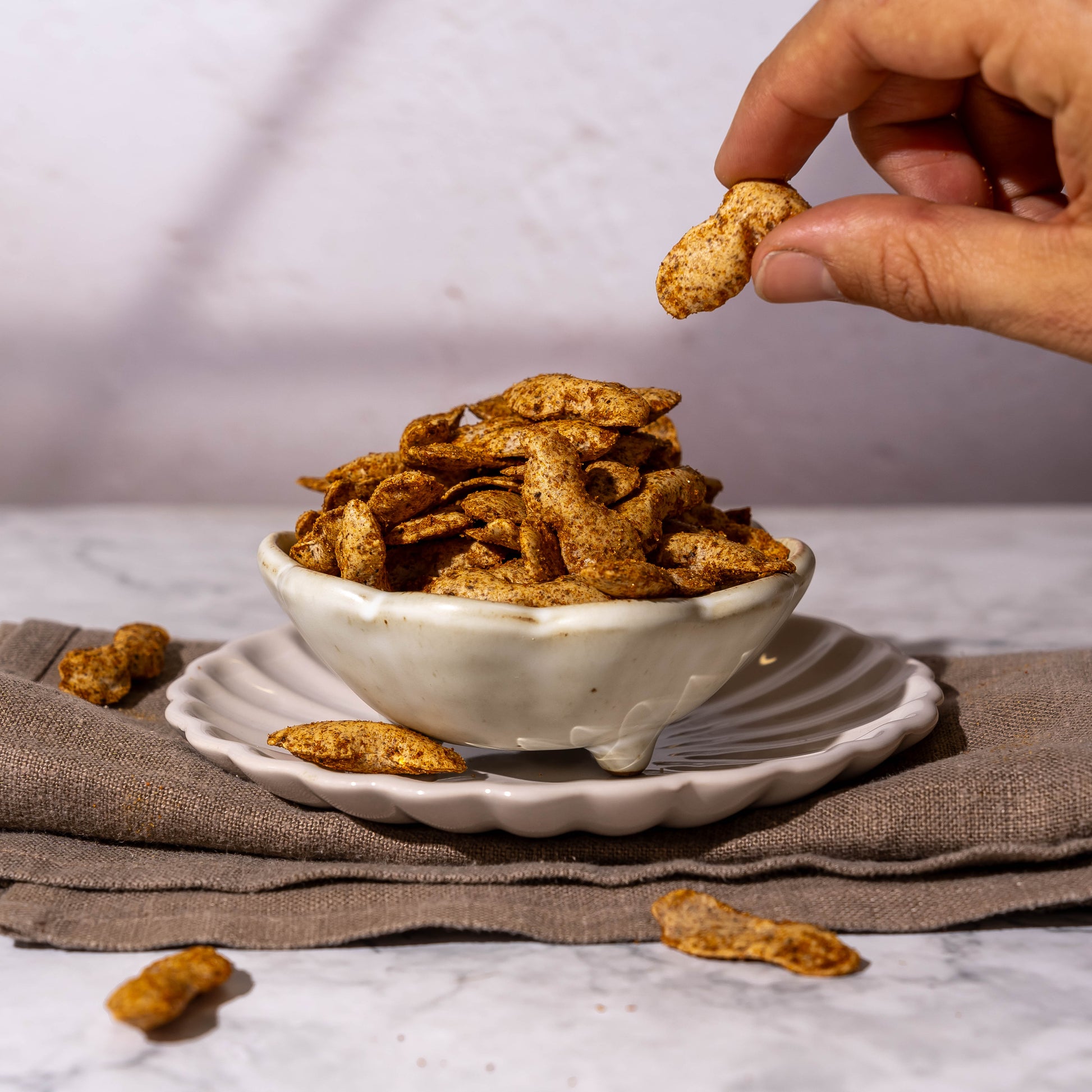Peanut Protein Crisps
