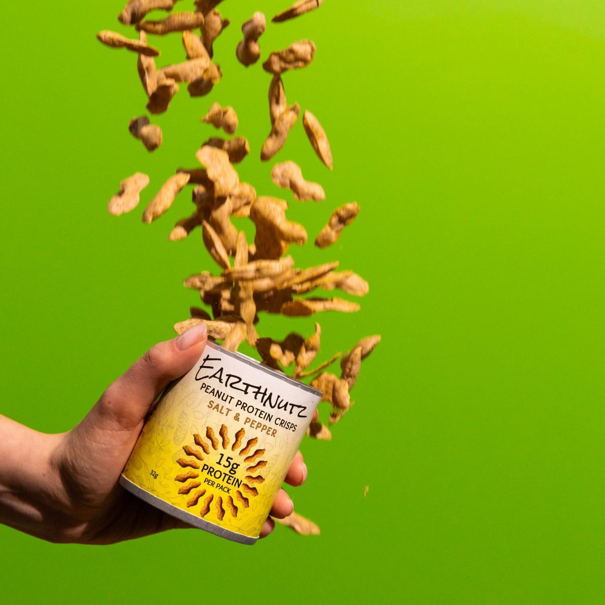 Peanut Protein Crisps - Earthnutz