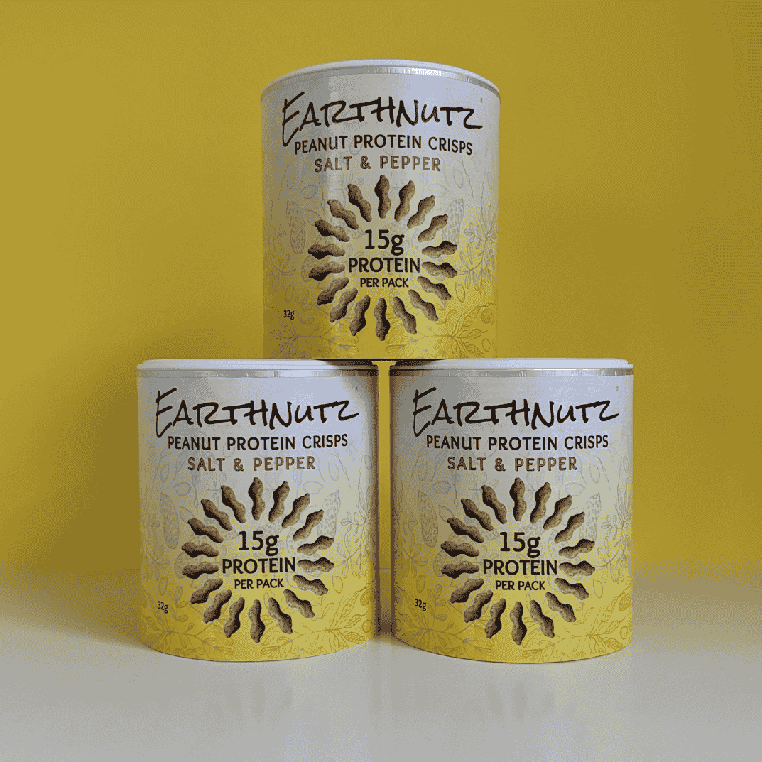 Peanut Protein Crisps - Starter Pack of 3 - Earthnutz