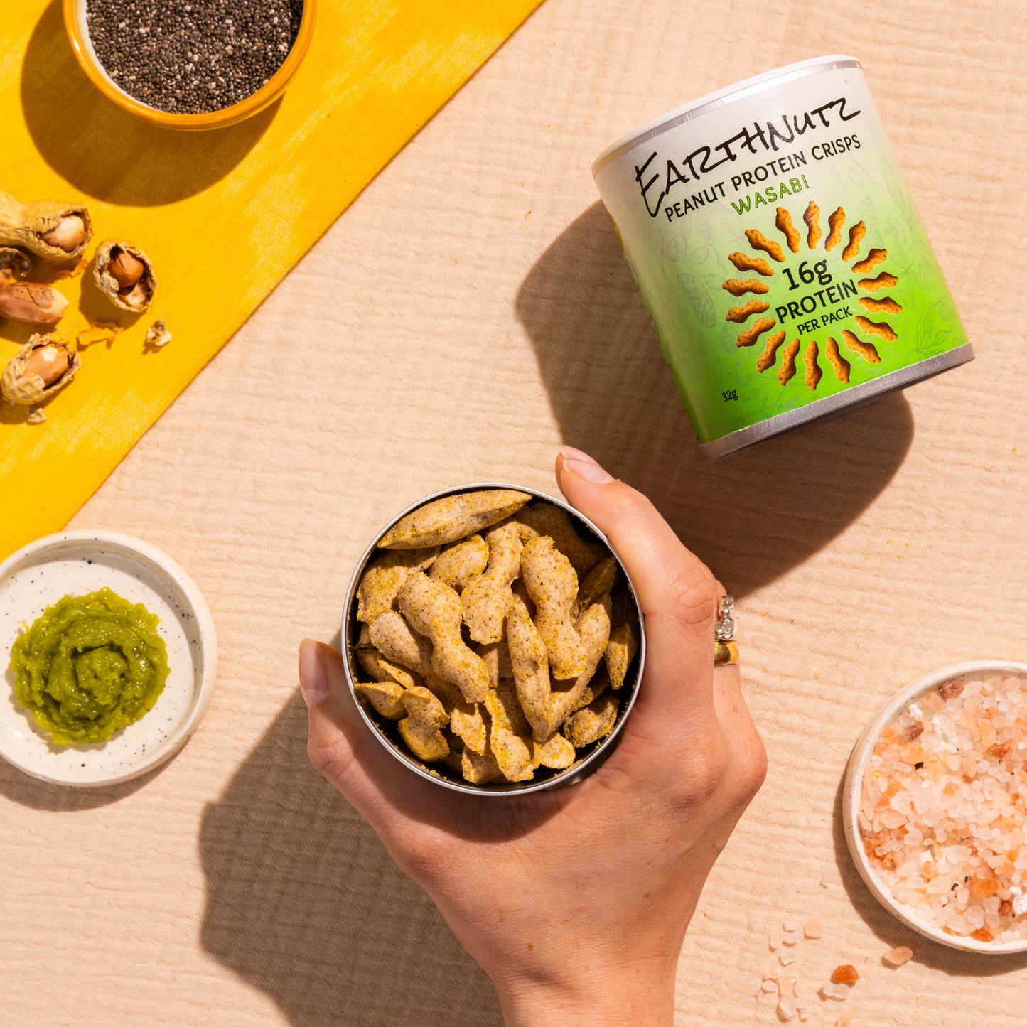 Peanut Protein Crisps - Starter Pack of 3 - Earthnutz