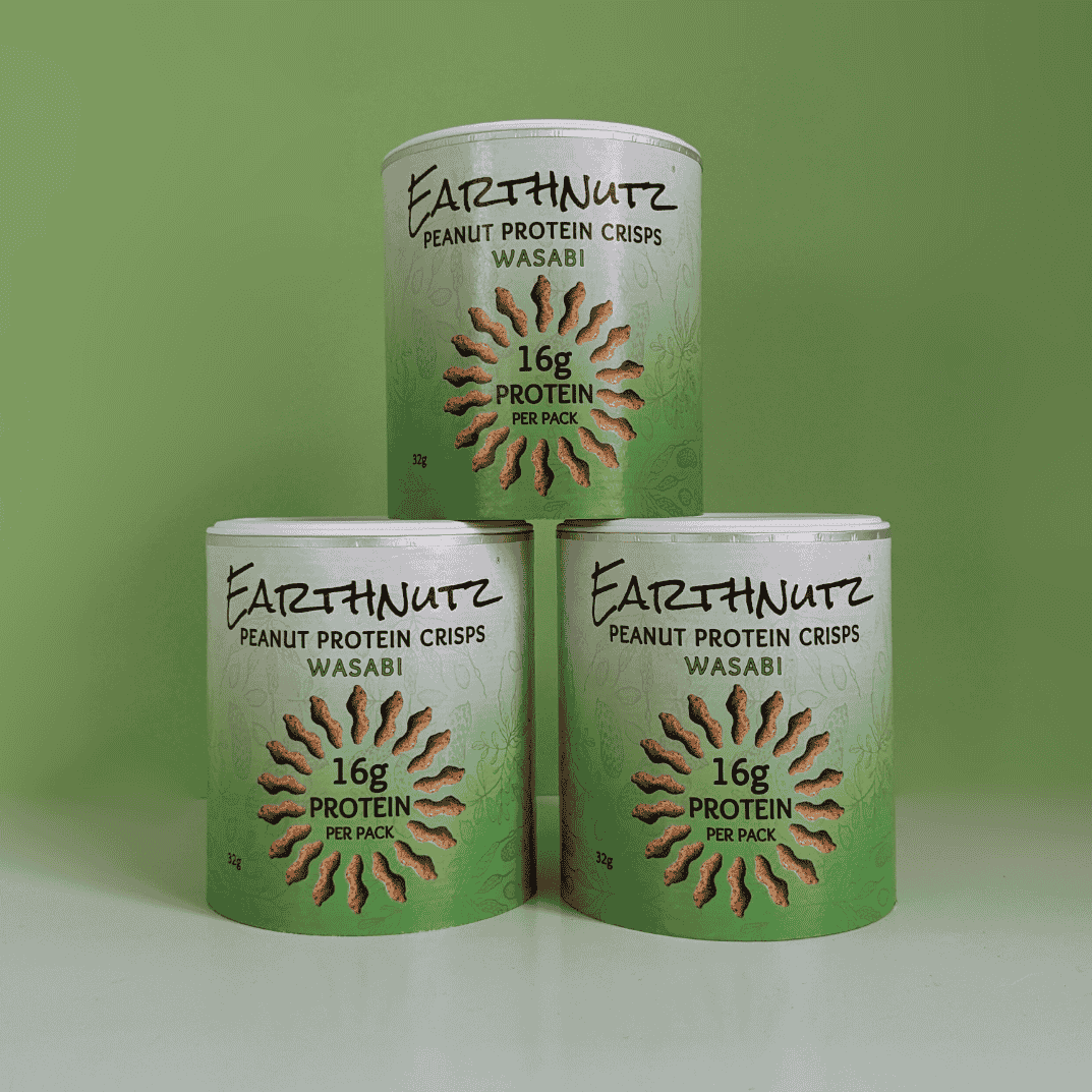 Peanut Protein Crisps - Starter Pack of 3 - Earthnutz