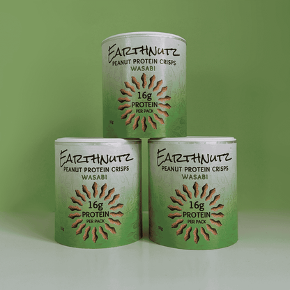 Peanut Protein Crisps - Starter Pack of 3 - Earthnutz