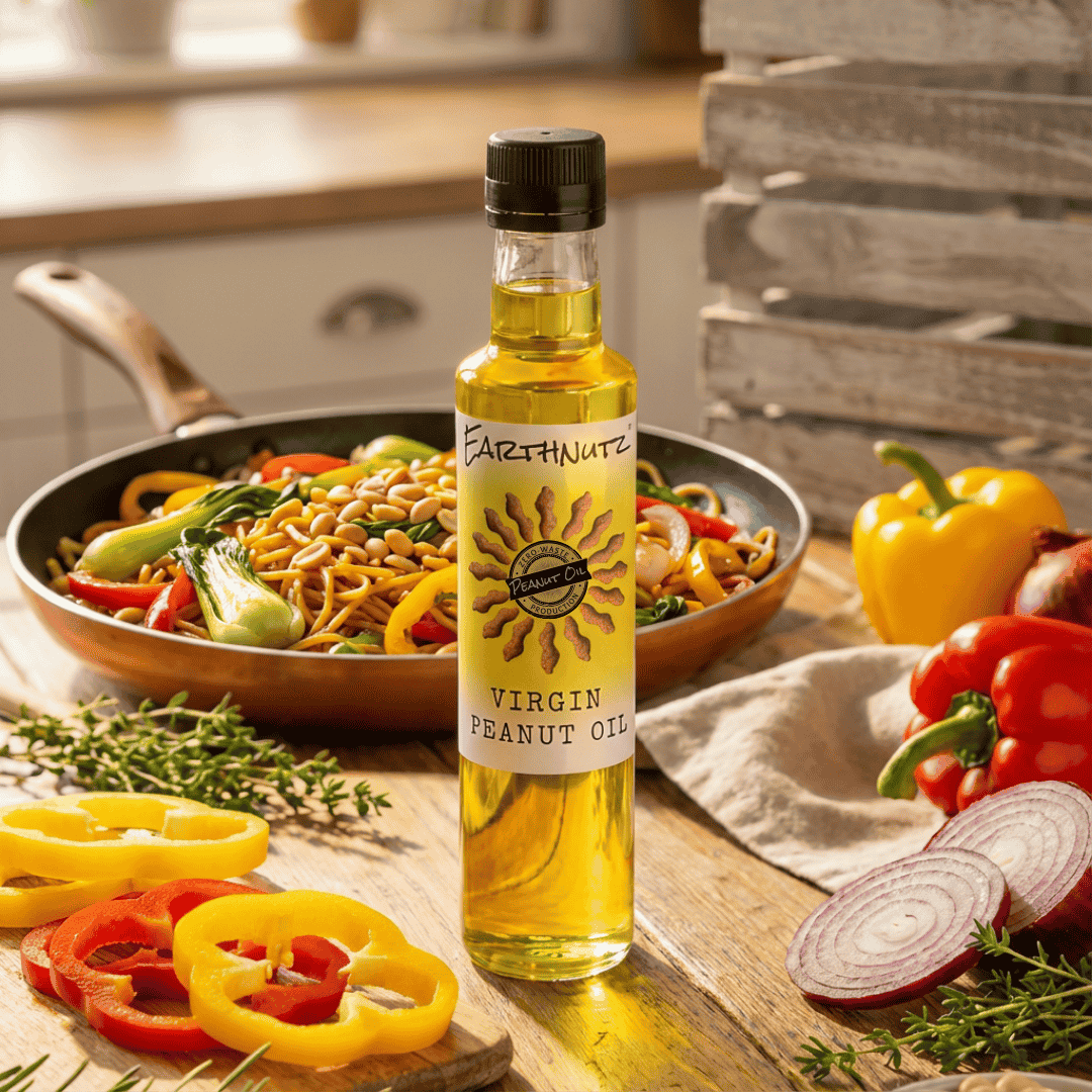Virgin Peanut Oil - 250ml bottle - Earthnutz