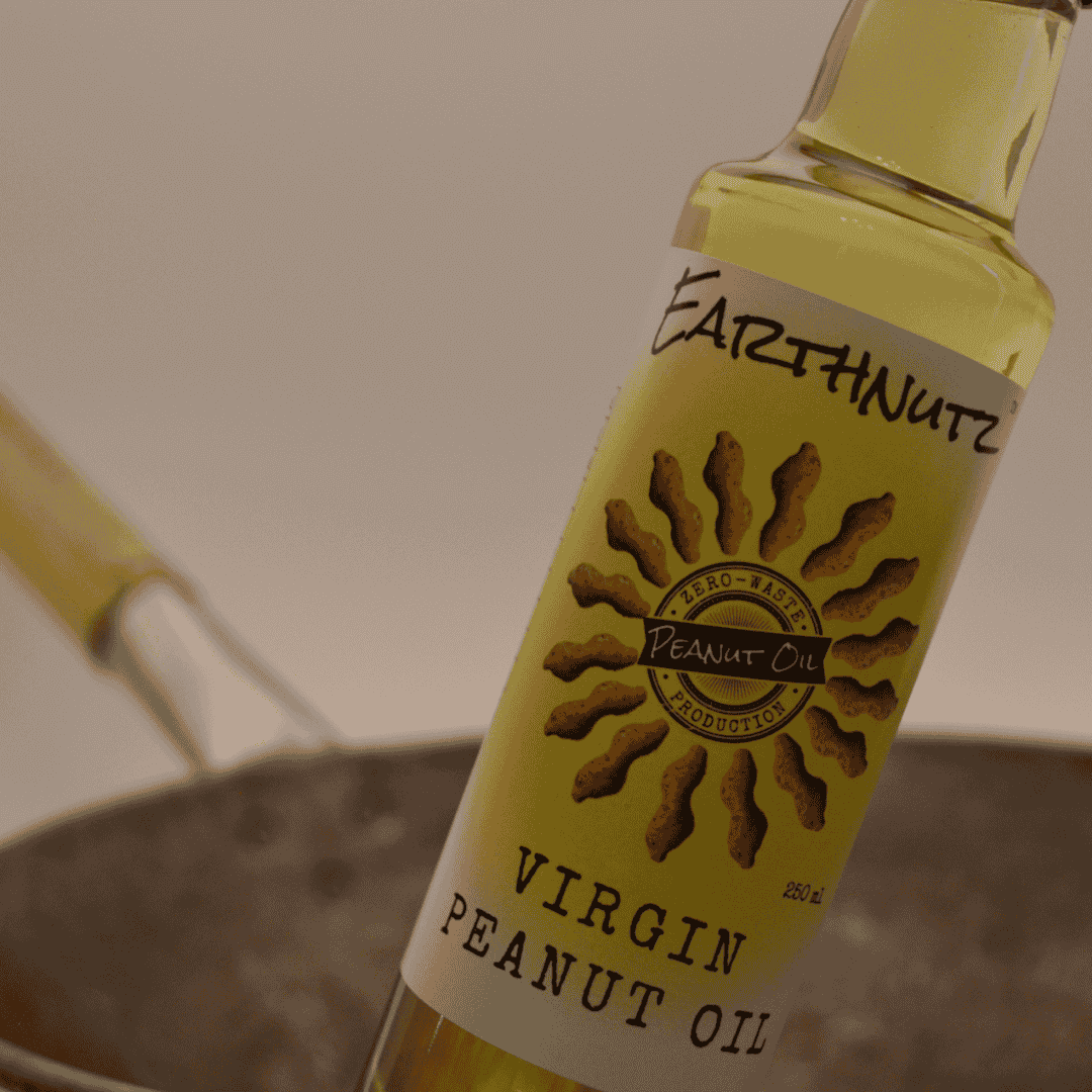Virgin Peanut Oil - 250ml bottle - Earthnutz